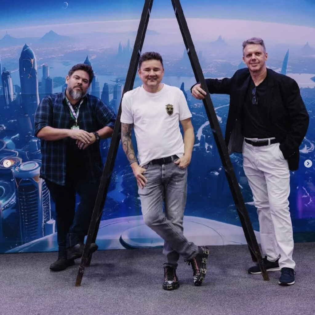 Com Marcus Araujo e Daniel Rosenthal no SIMM BRASIL 